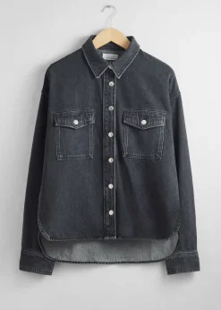 Avslappet DenimSkjørte