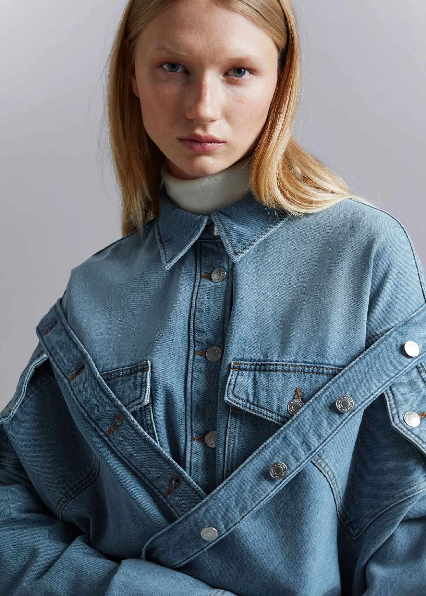 Avslappet DenimSkjørte