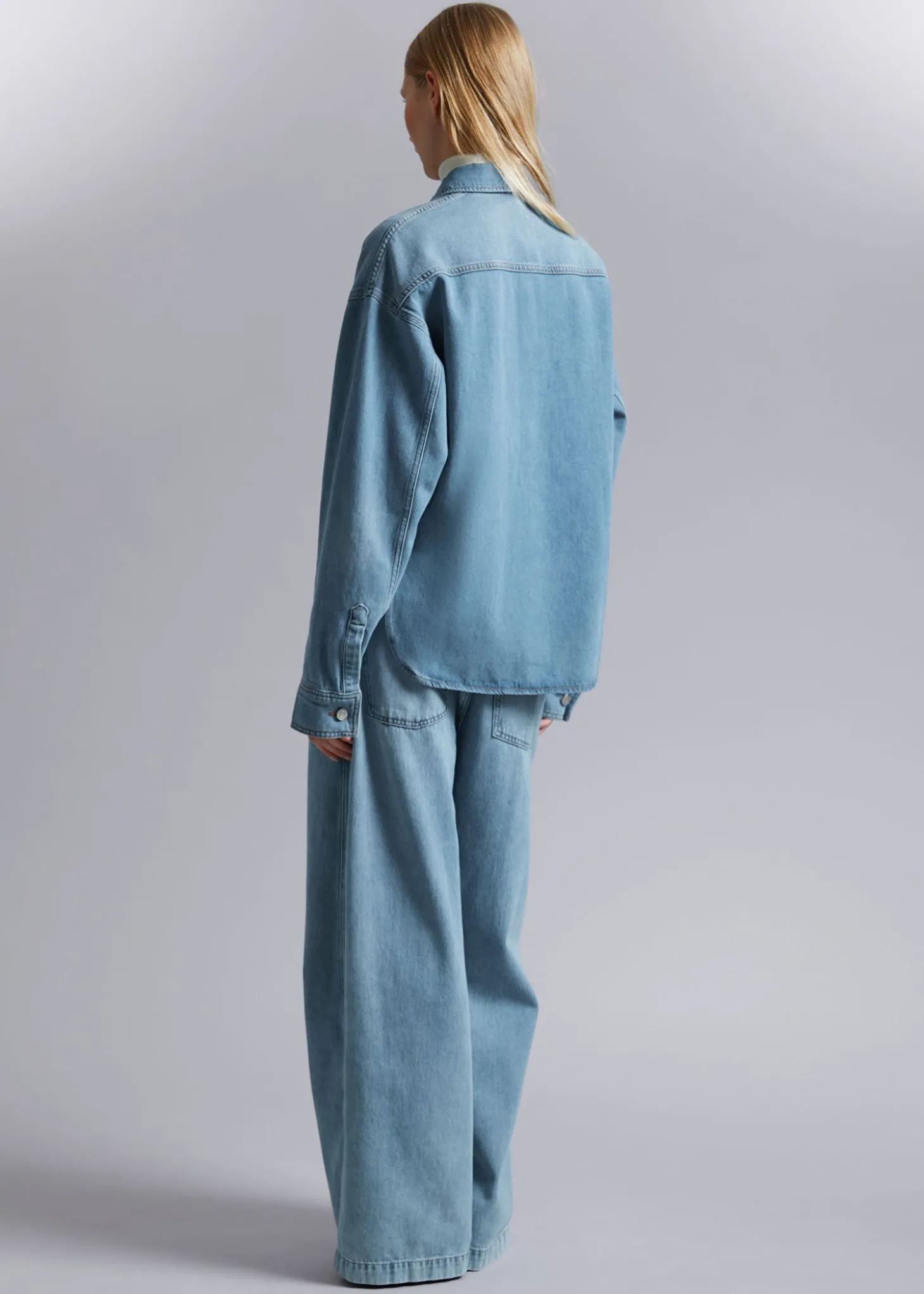 Avslappet DenimSkjørte