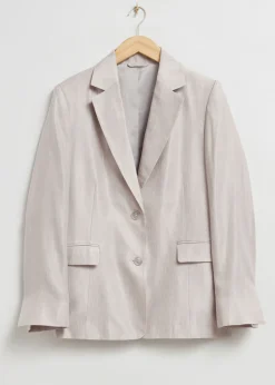 Avslappet Enkelt-Breasted Blazer