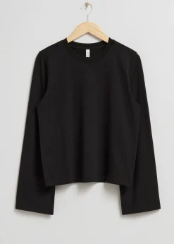 Avslappet Jersey-Topp
