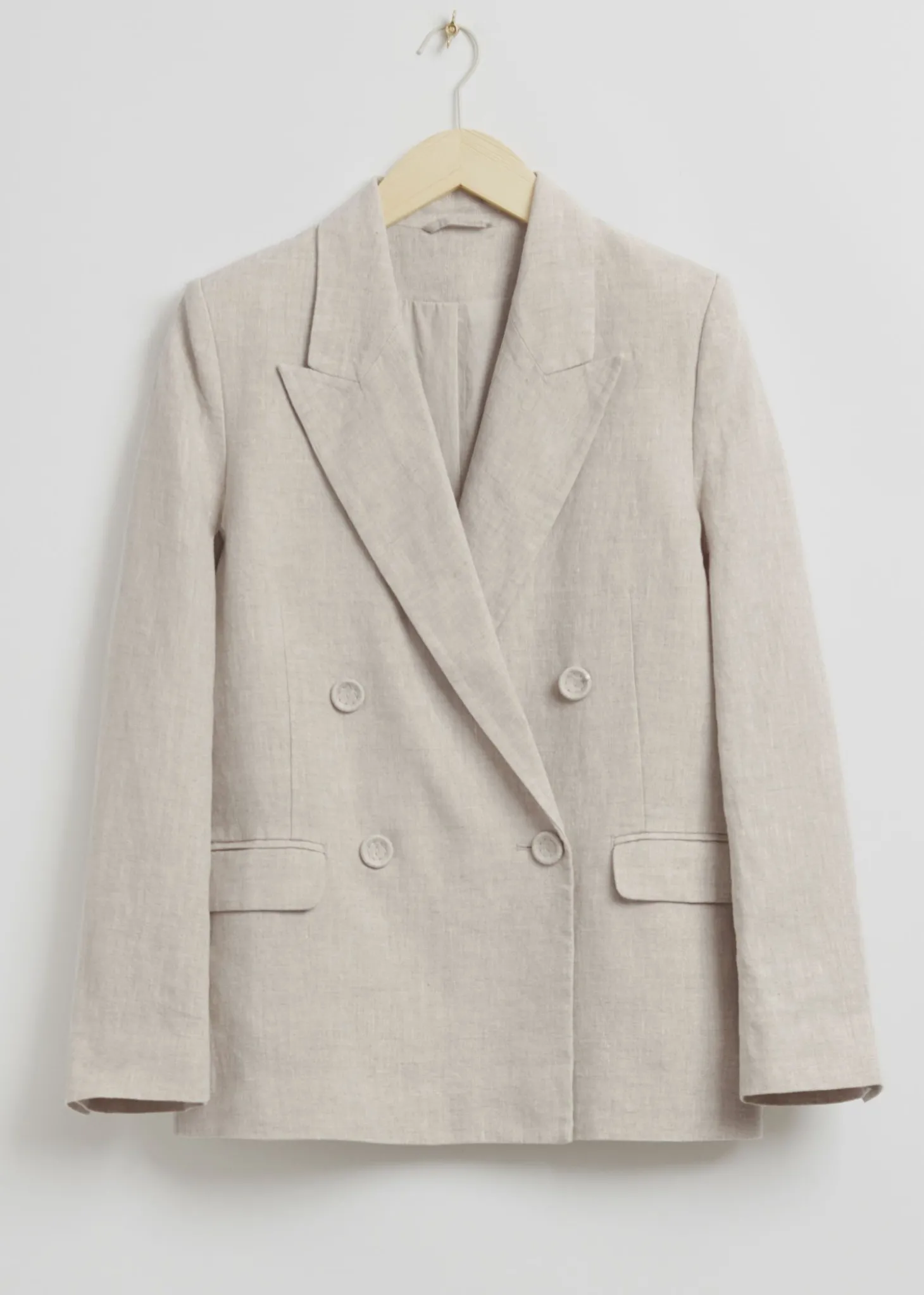Avslappet Passform Dobbeltspent Skreddersydd Blazer