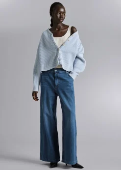Avslappet Strikket Cardigan