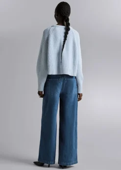 Avslappet Strikket Cardigan