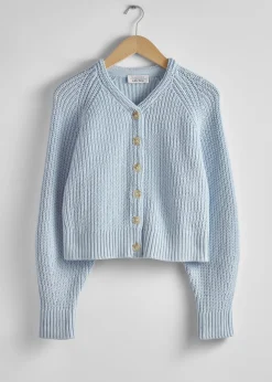 Avslappet Strikket Cardigan