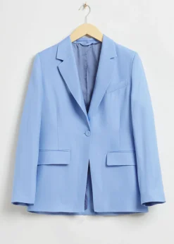 Avslappet Utskaret Blazer