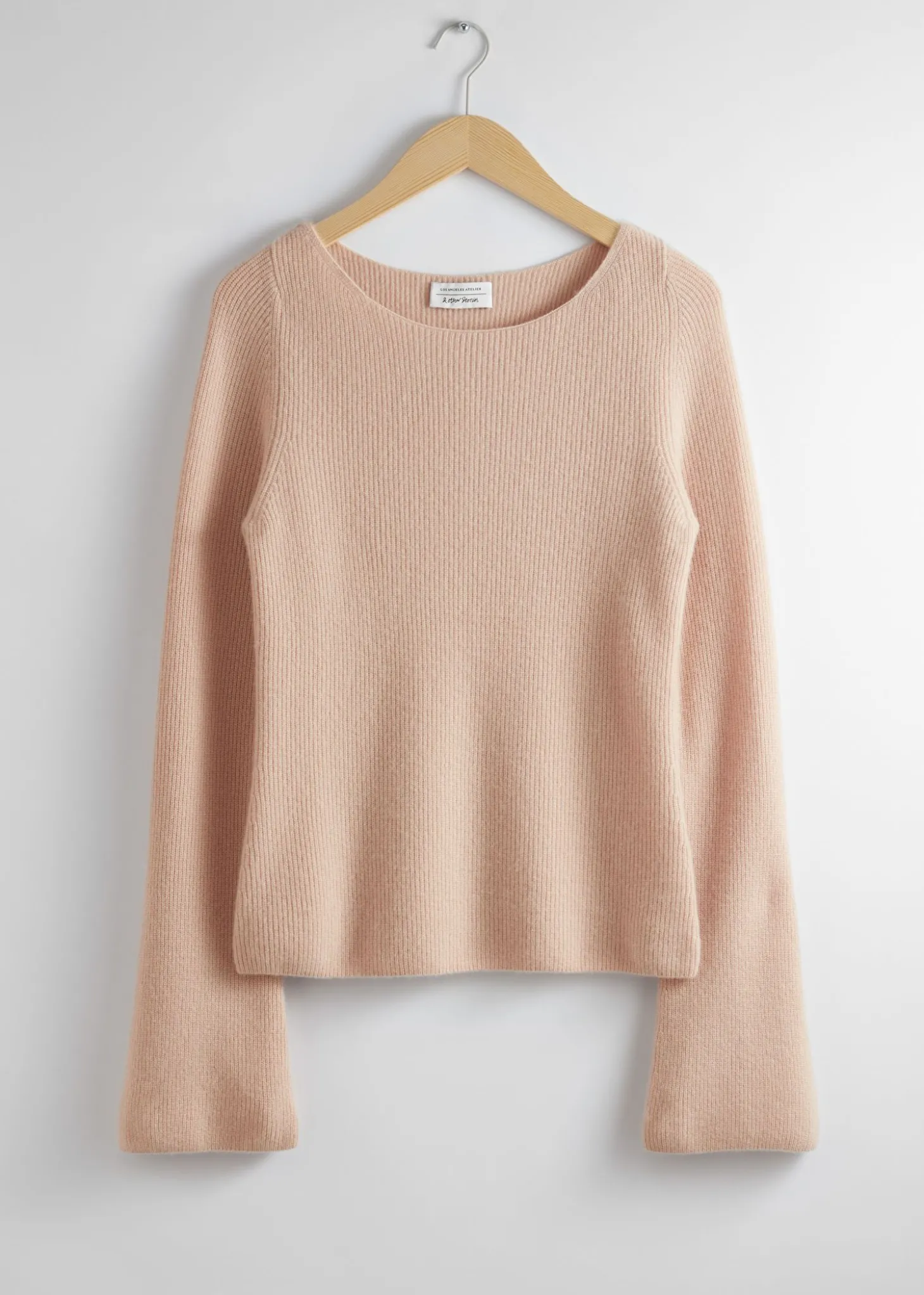 Bell Sleeve Cashmere Genser