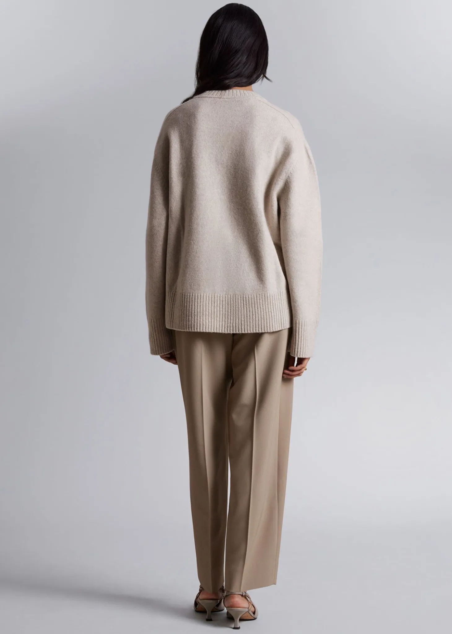Boxy Cashmere-Blend Jumper