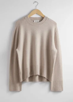 Boxy Cashmere-Blend Jumper