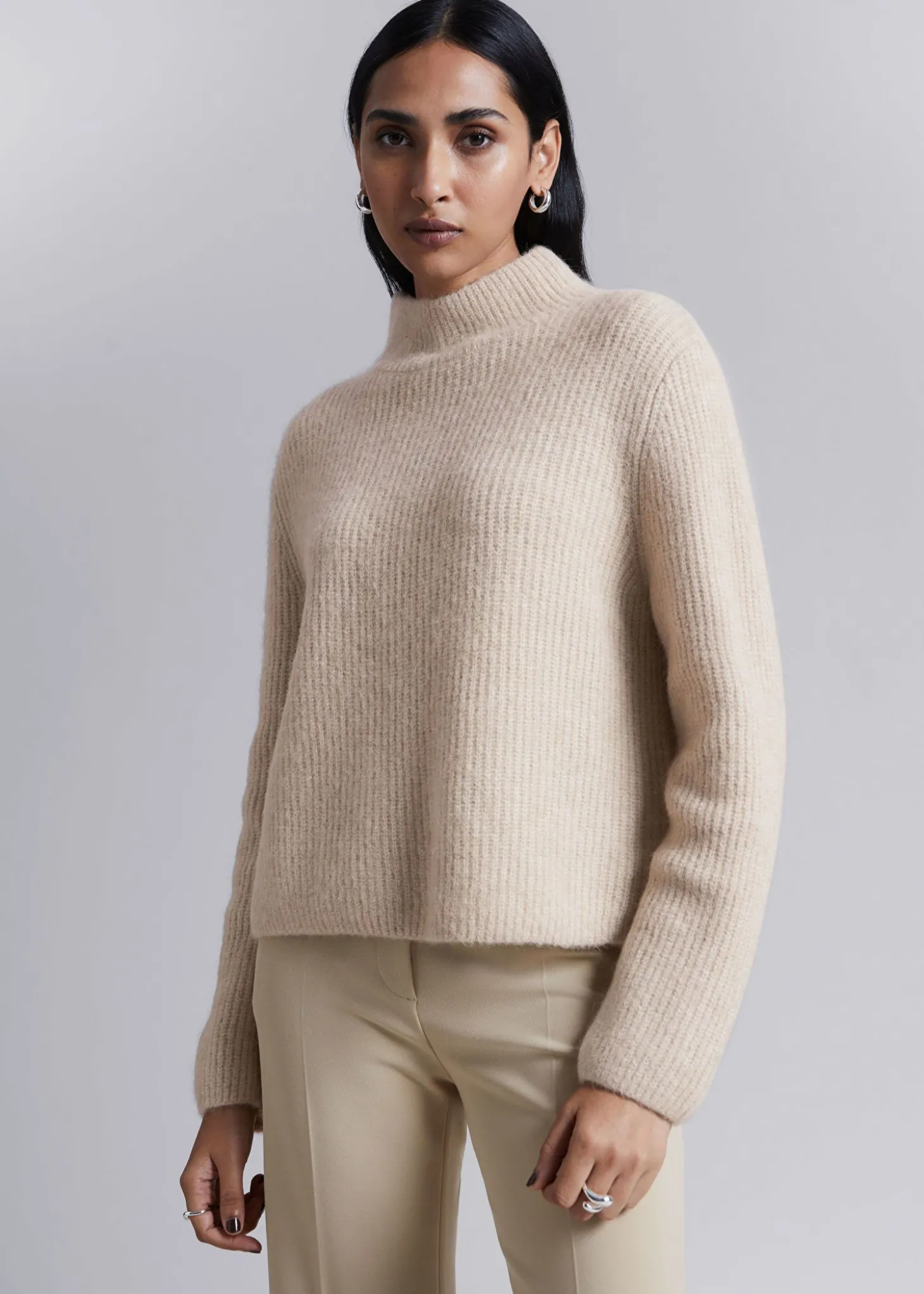 Boxy Heavy Knit Jumper