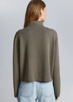 Boxy Turtleneck Strikket Genser