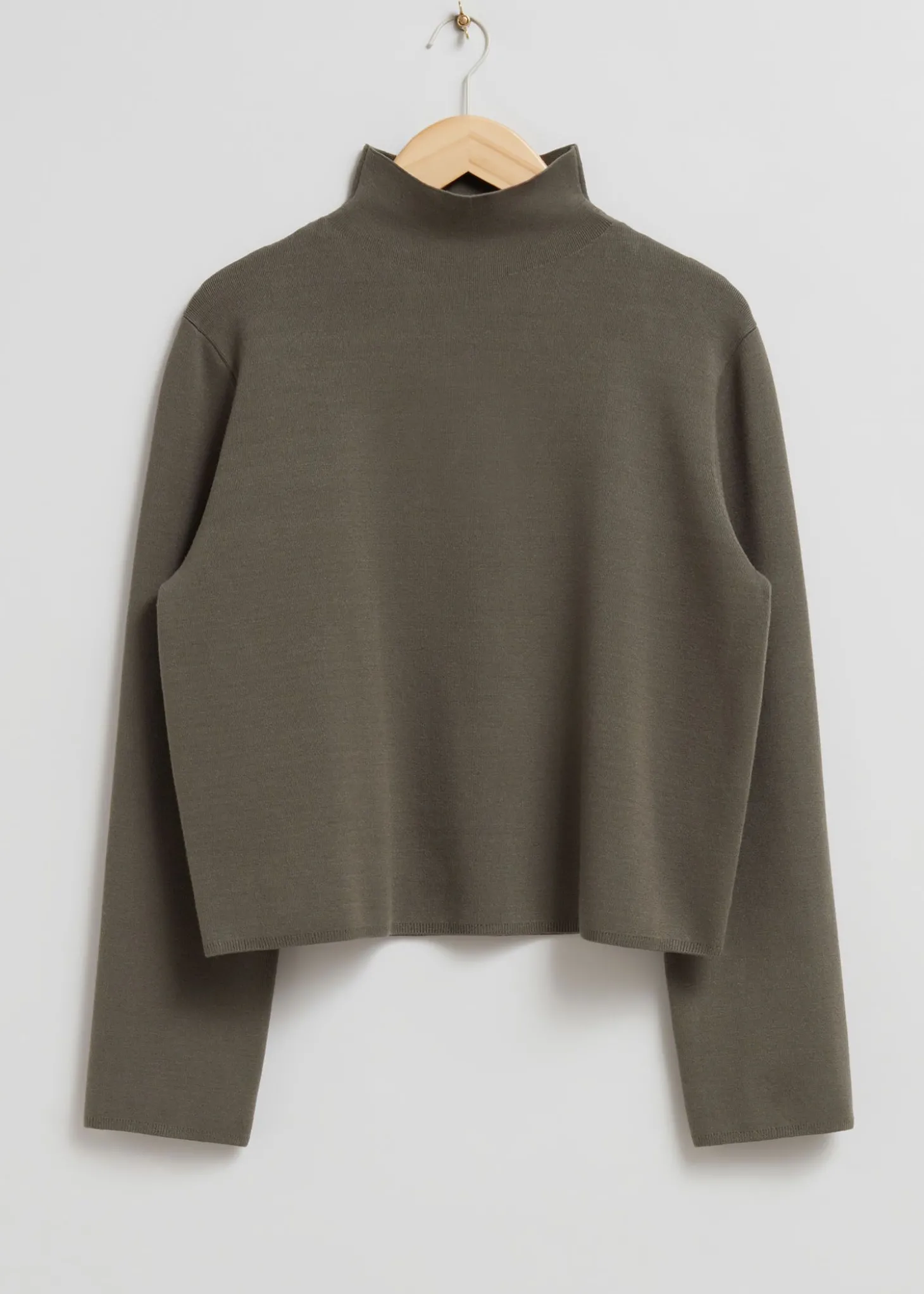 Boxy Turtleneck Strikket Genser