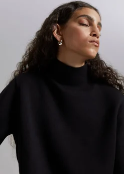 Boxy Turtleneck Strikket Genser
