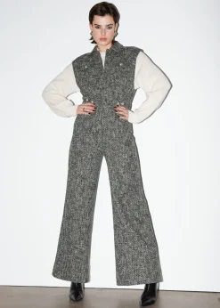 Bred Ermelos Tweed Jumpsuit