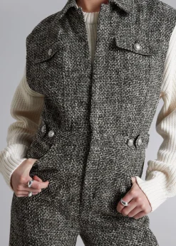 Bred Ermelos Tweed Jumpsuit