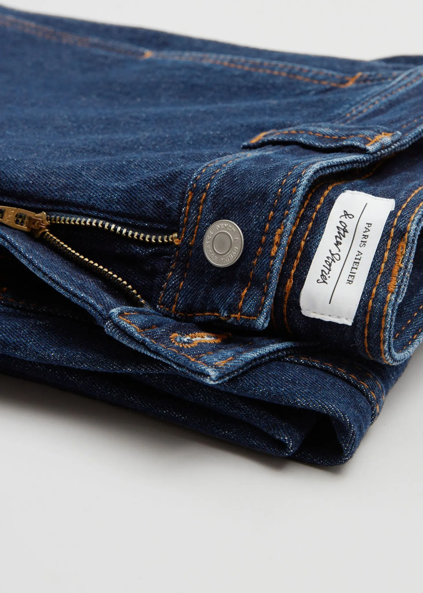 Brede Jeans Med Hoy Midje