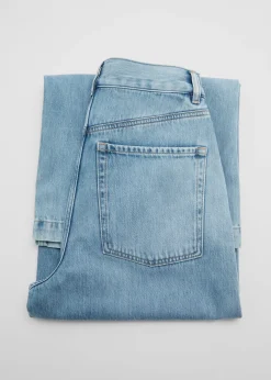 Brede Jeans Med Lav Midje