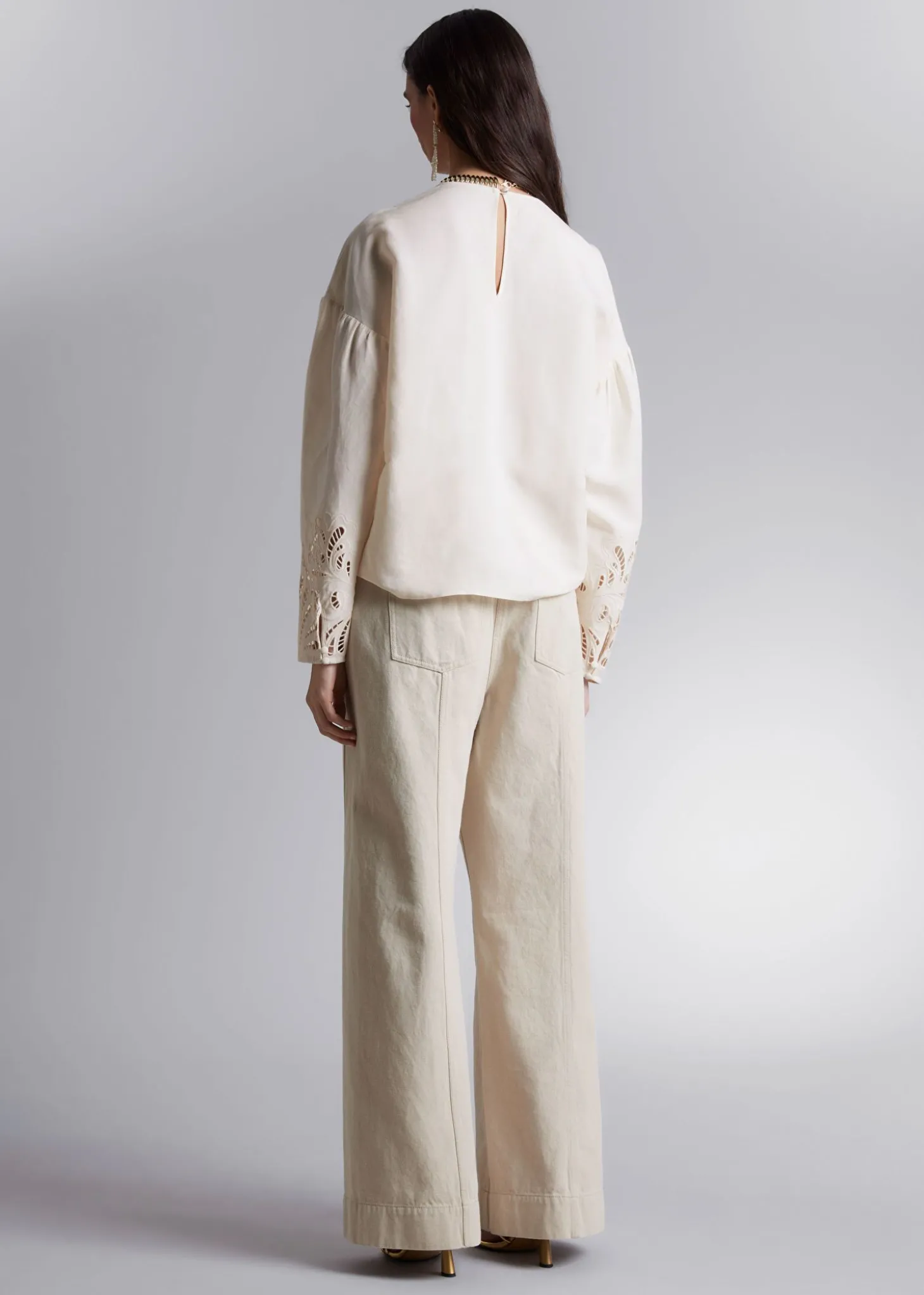 Broderie Anglaise Bluse