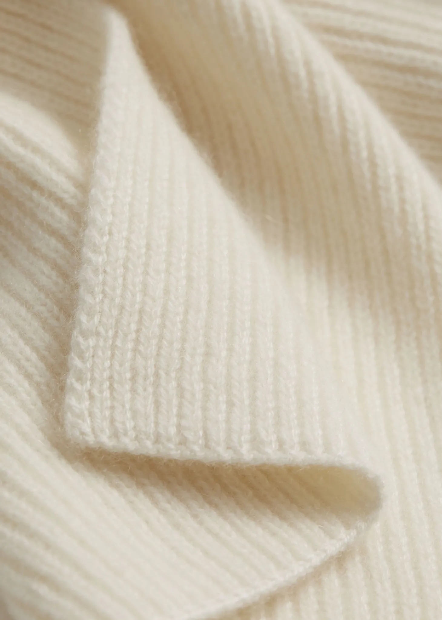 Cashmere Strikket Skjerf