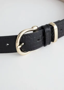 Croco Skinnbelte