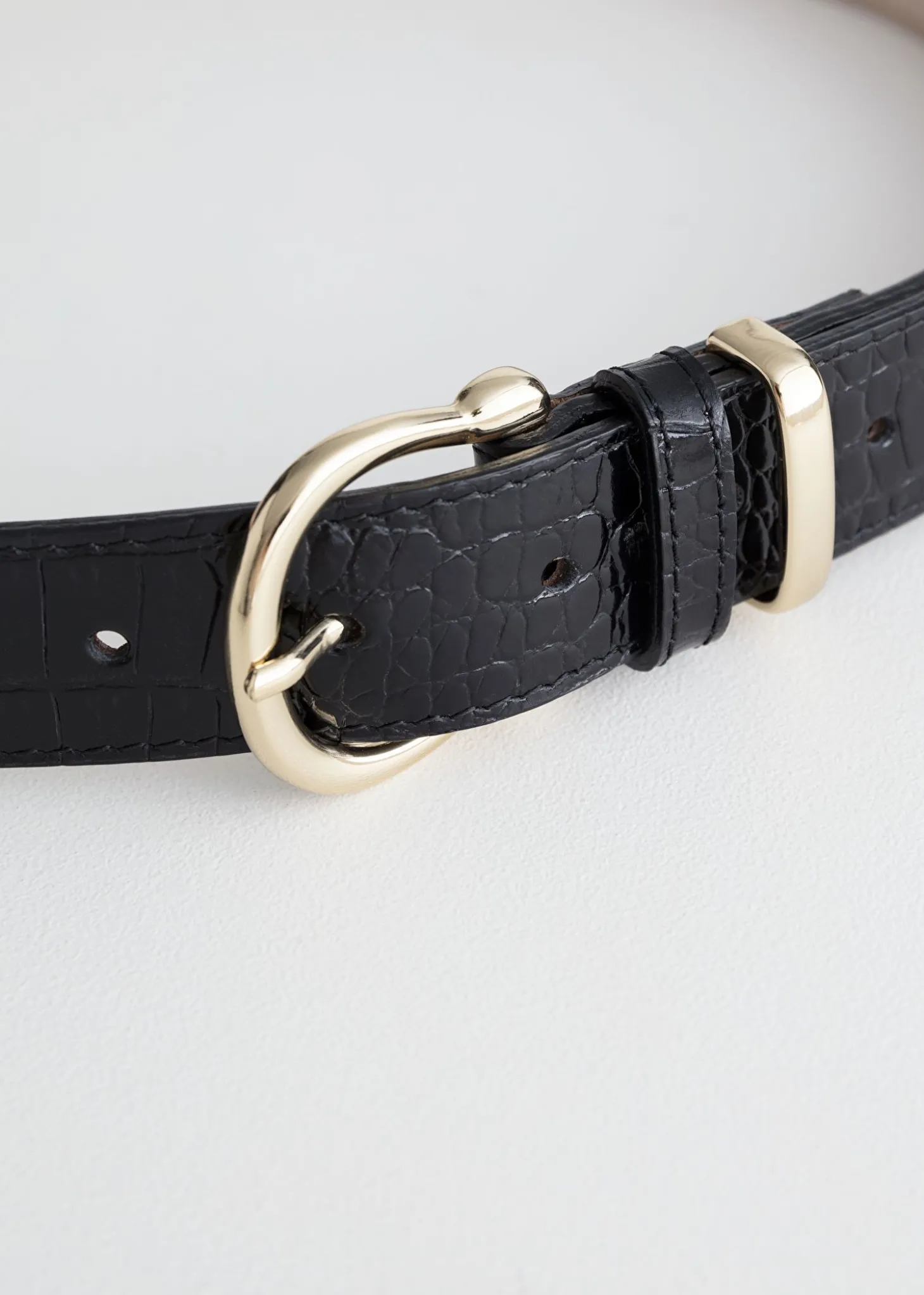 Croco Skinnbelte