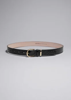 Croco Skinnbelte
