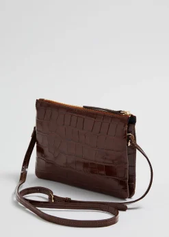 Croco Skinnveske