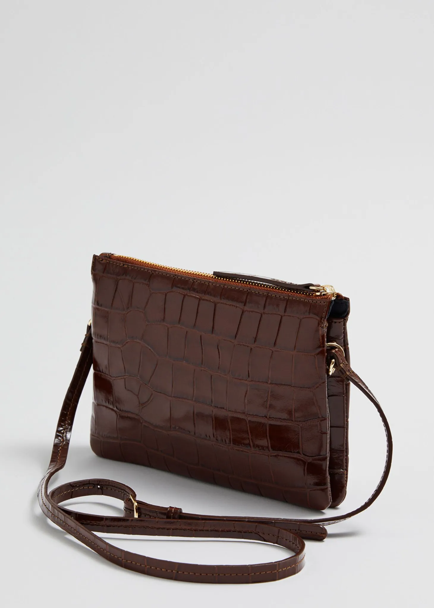 Croco Skinnveske