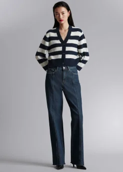 Cropped Knit Cardigan