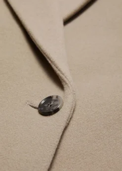 Cropped Wool Blazer