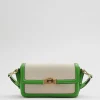 Crossbody-Veske I Laer I Lerret