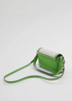 Crossbody-Veske I Laer I Lerret