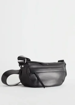 Crossbody-Veske I Mykt Skinn