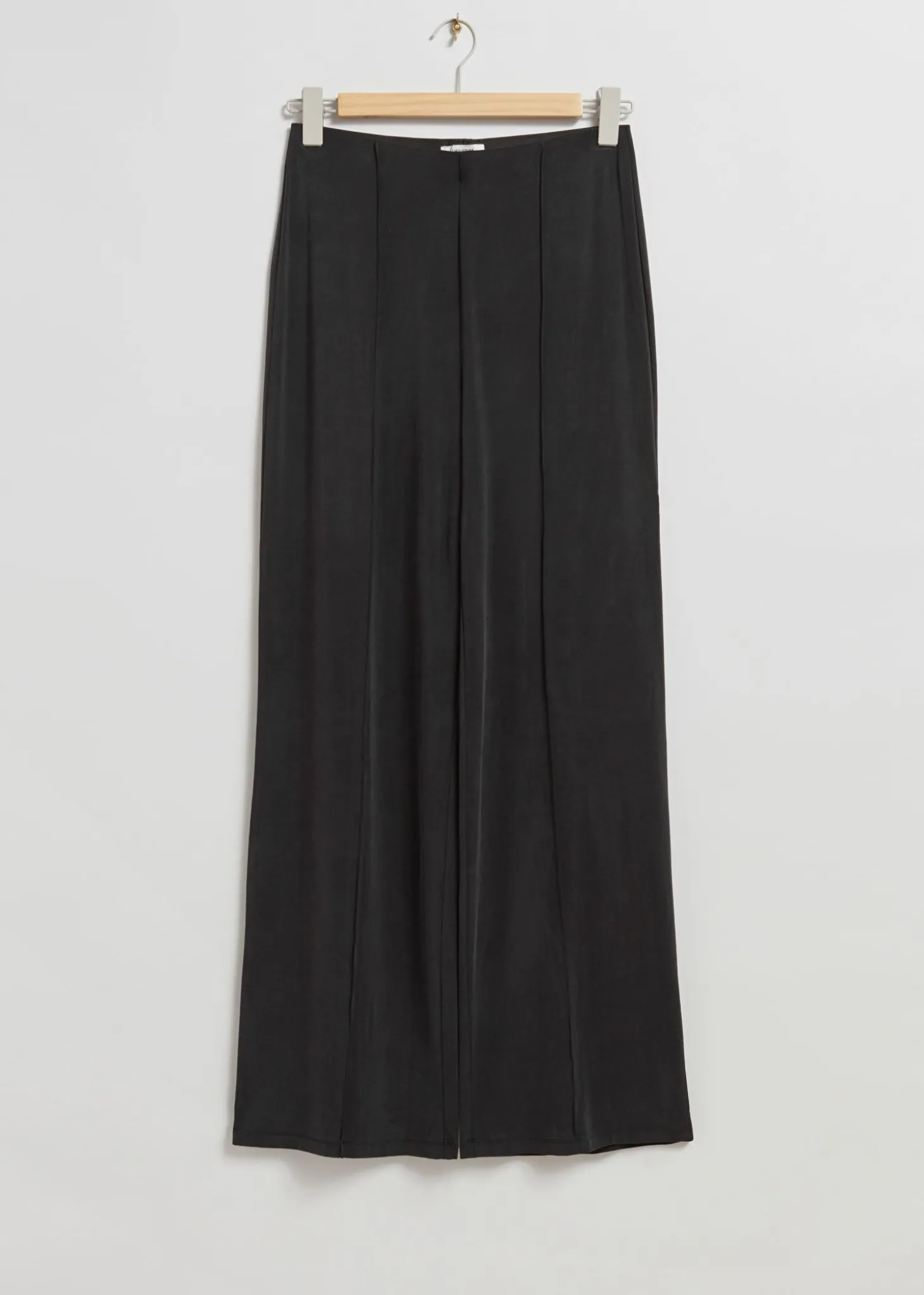 Cupro Pin Tuck Bukser