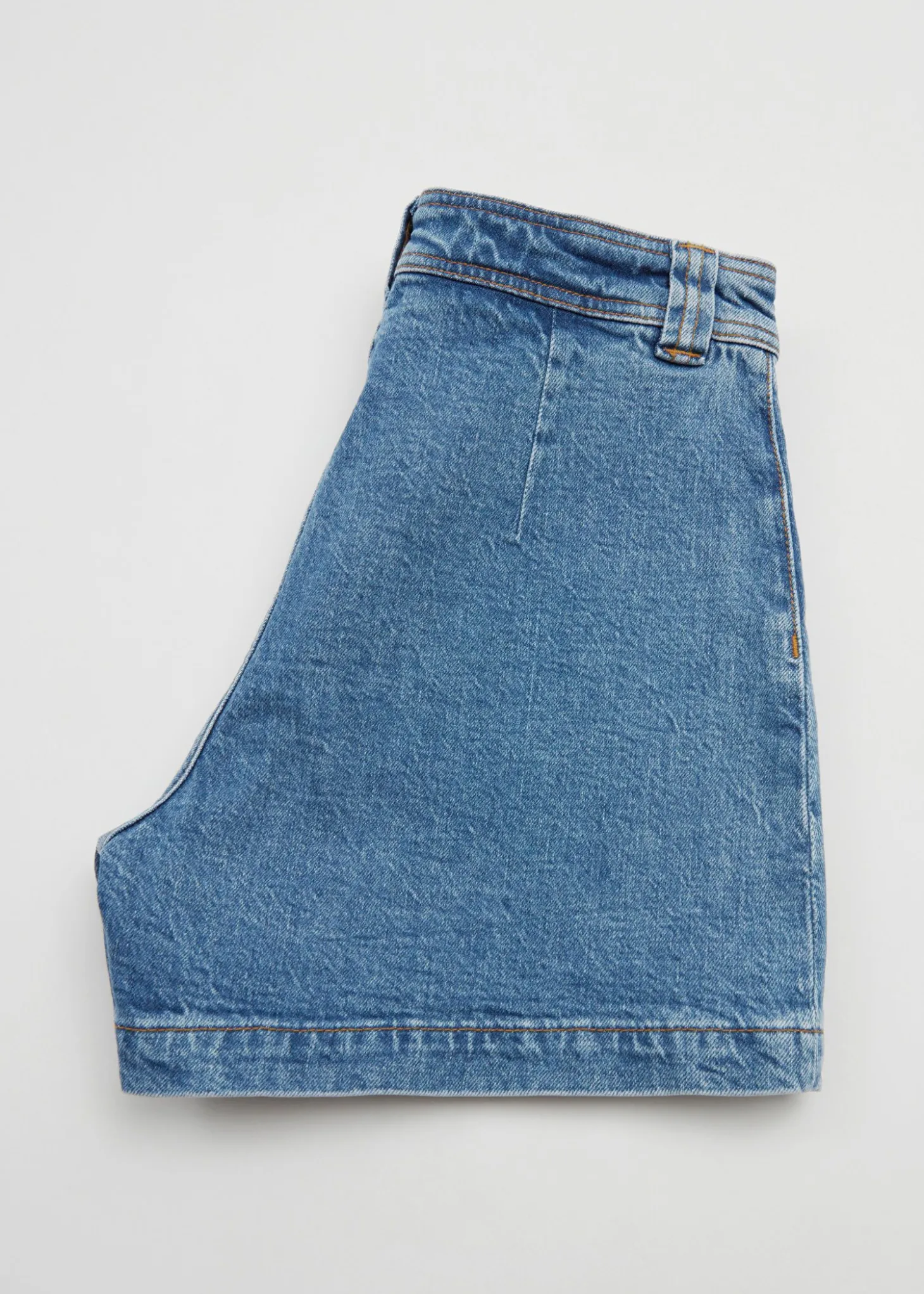 Denimshorts Med Hoy Midje