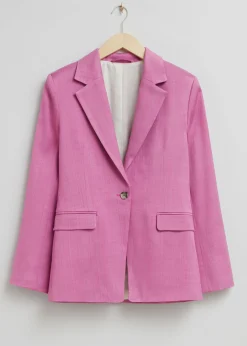 Enkeltspent Midjeblazer
