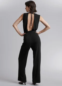 Ermelos Jumpsuit Med Apen Rygg