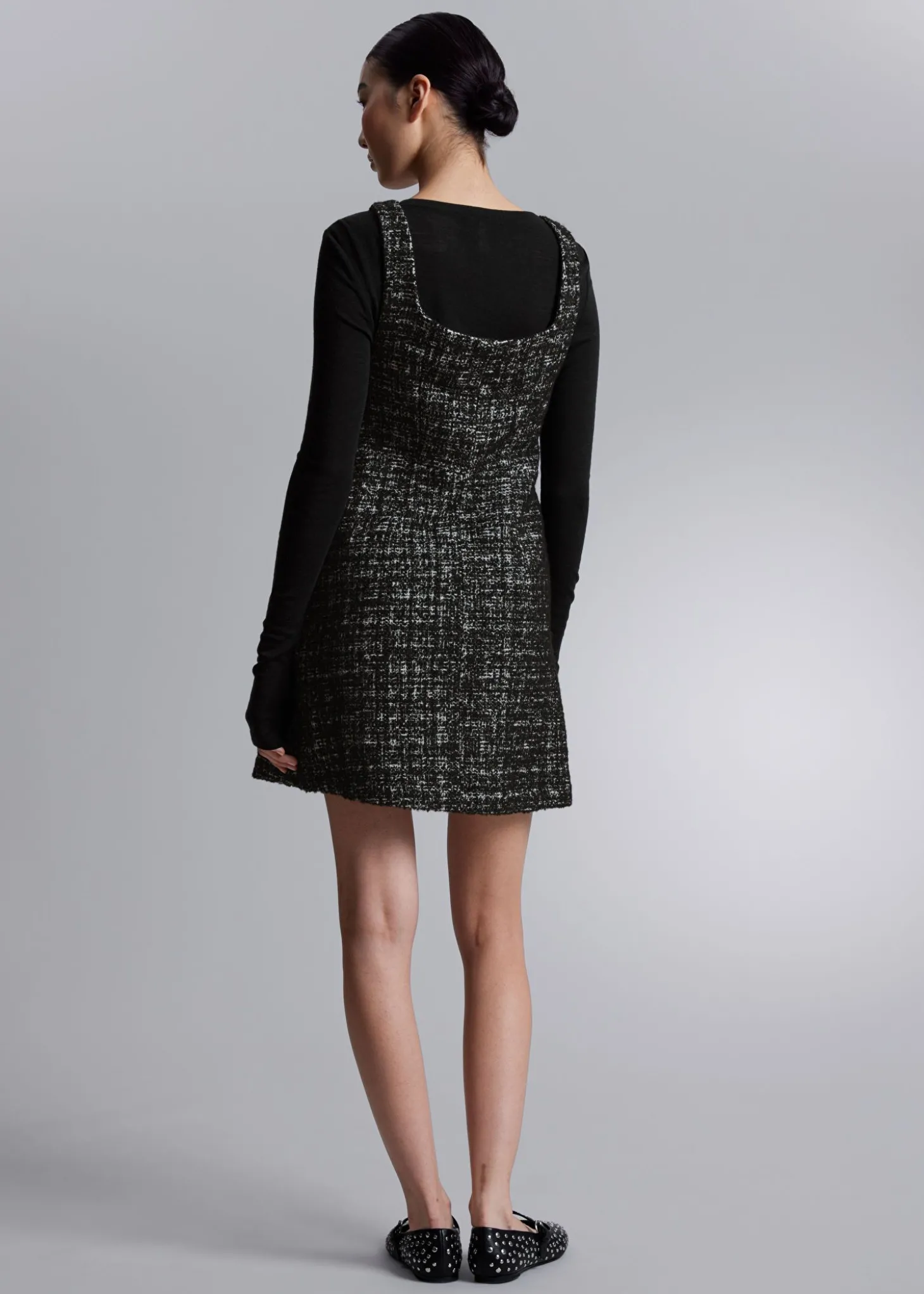 Ermelos Tweed Minikjole