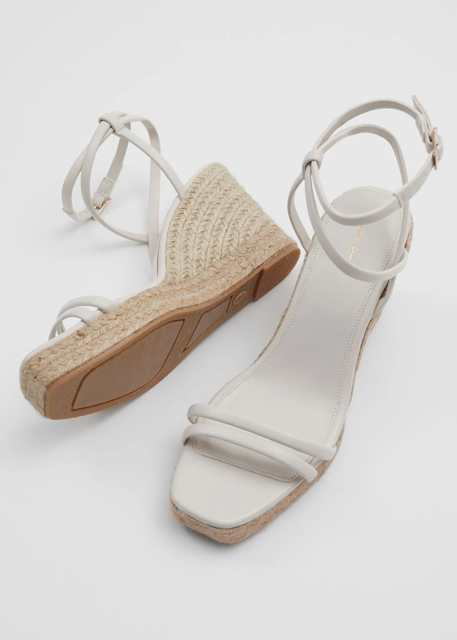 Espadrillesandaler I Skinn
