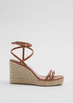 Espadrillesandaler I Skinn