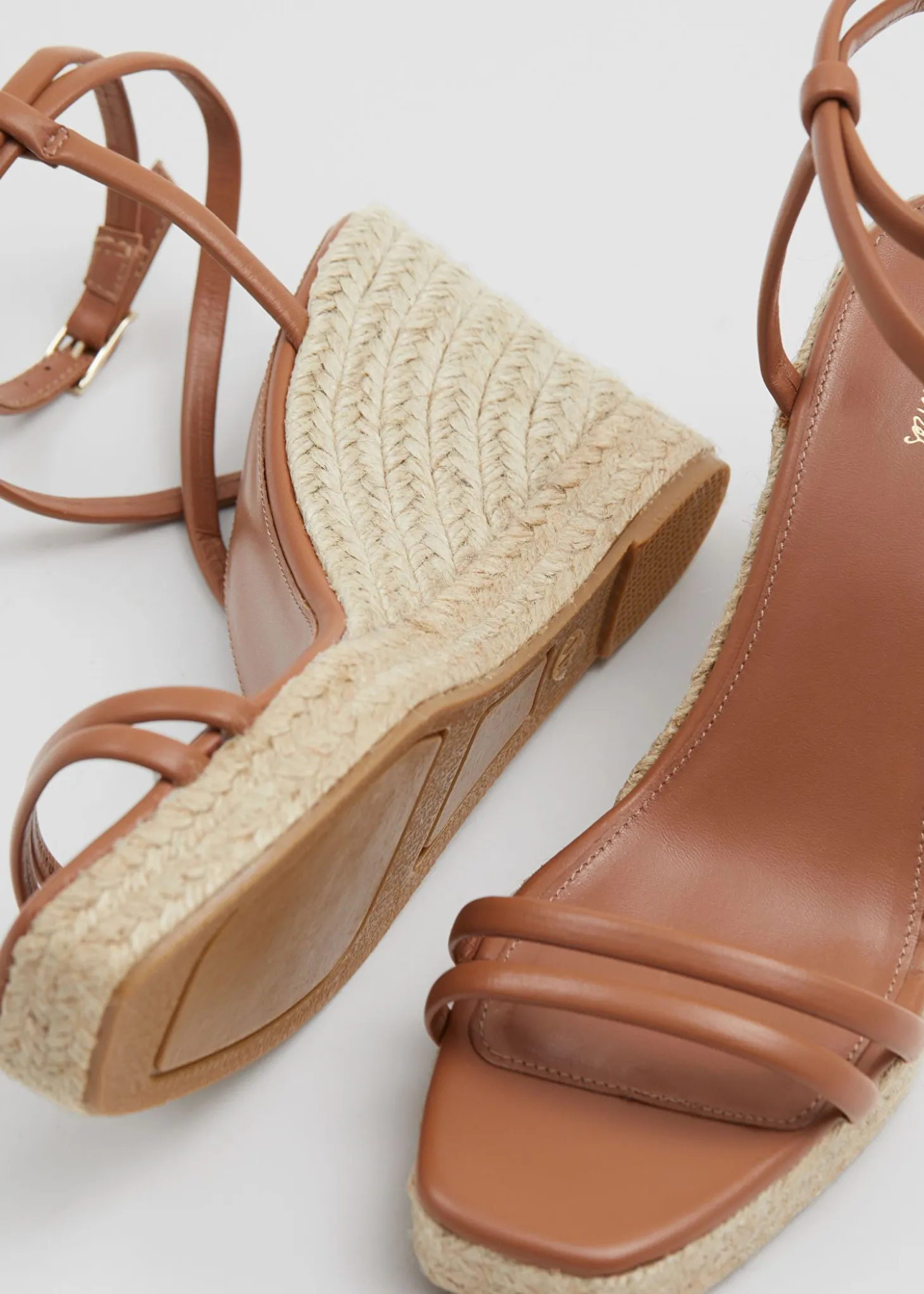 Espadrillesandaler I Skinn