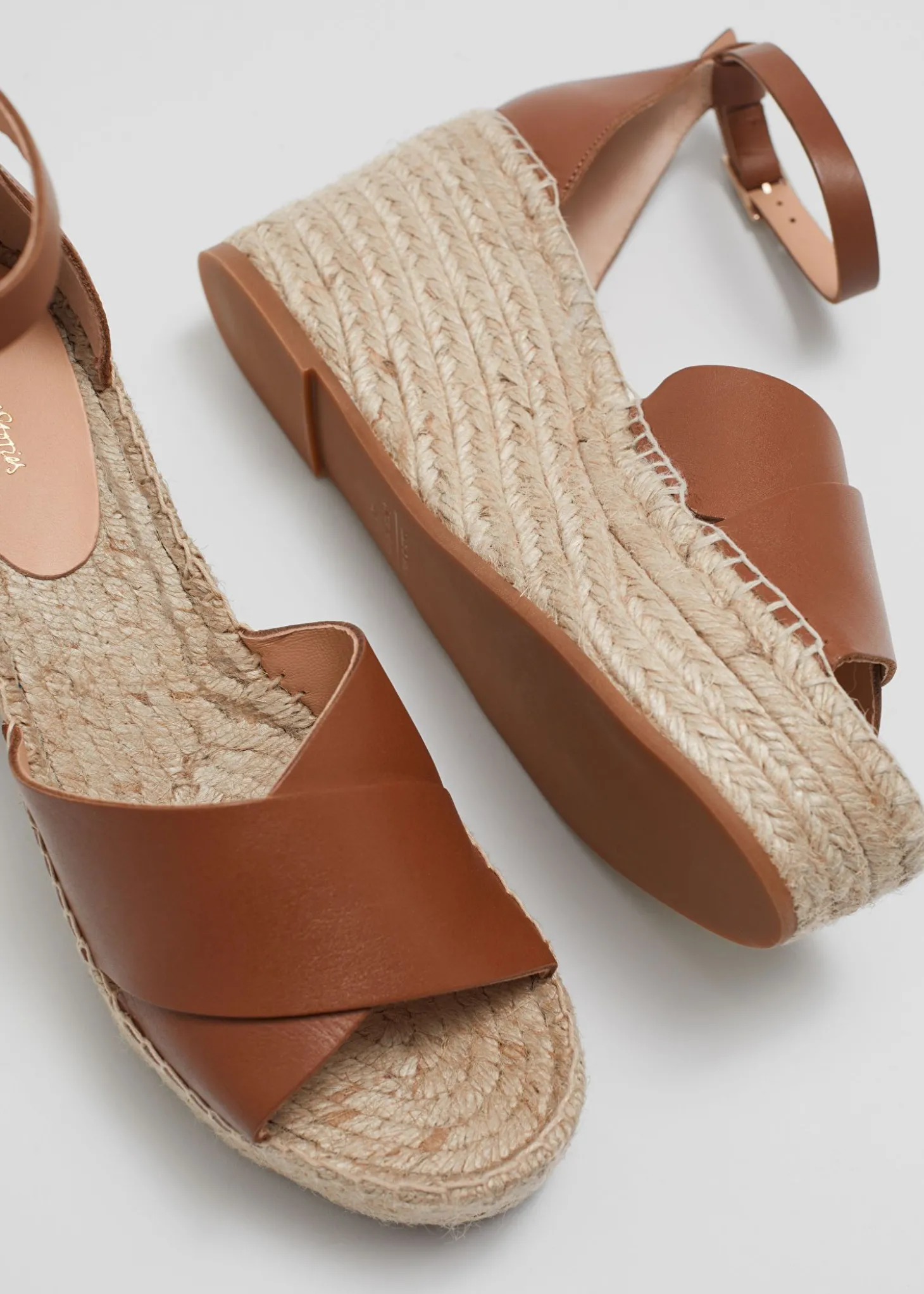 Espadrillesandaler I Skinn