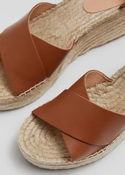 Espadrillesandaler I Skinn