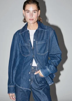 Figursydd DenimSkjørte