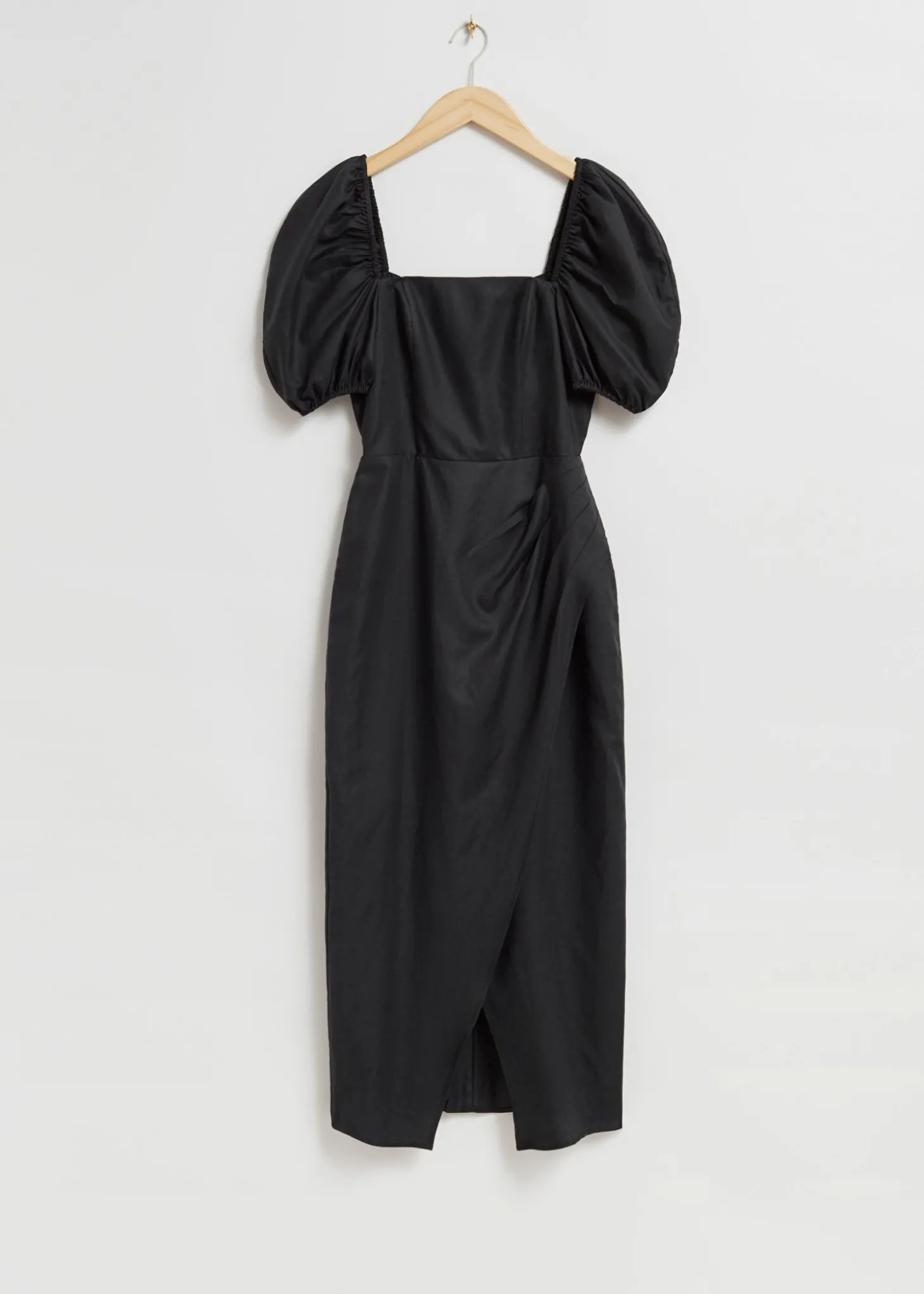Fitted Puff Sleeve Dress