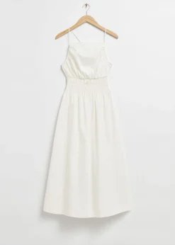 Flared Babydoll Midi-Kjole