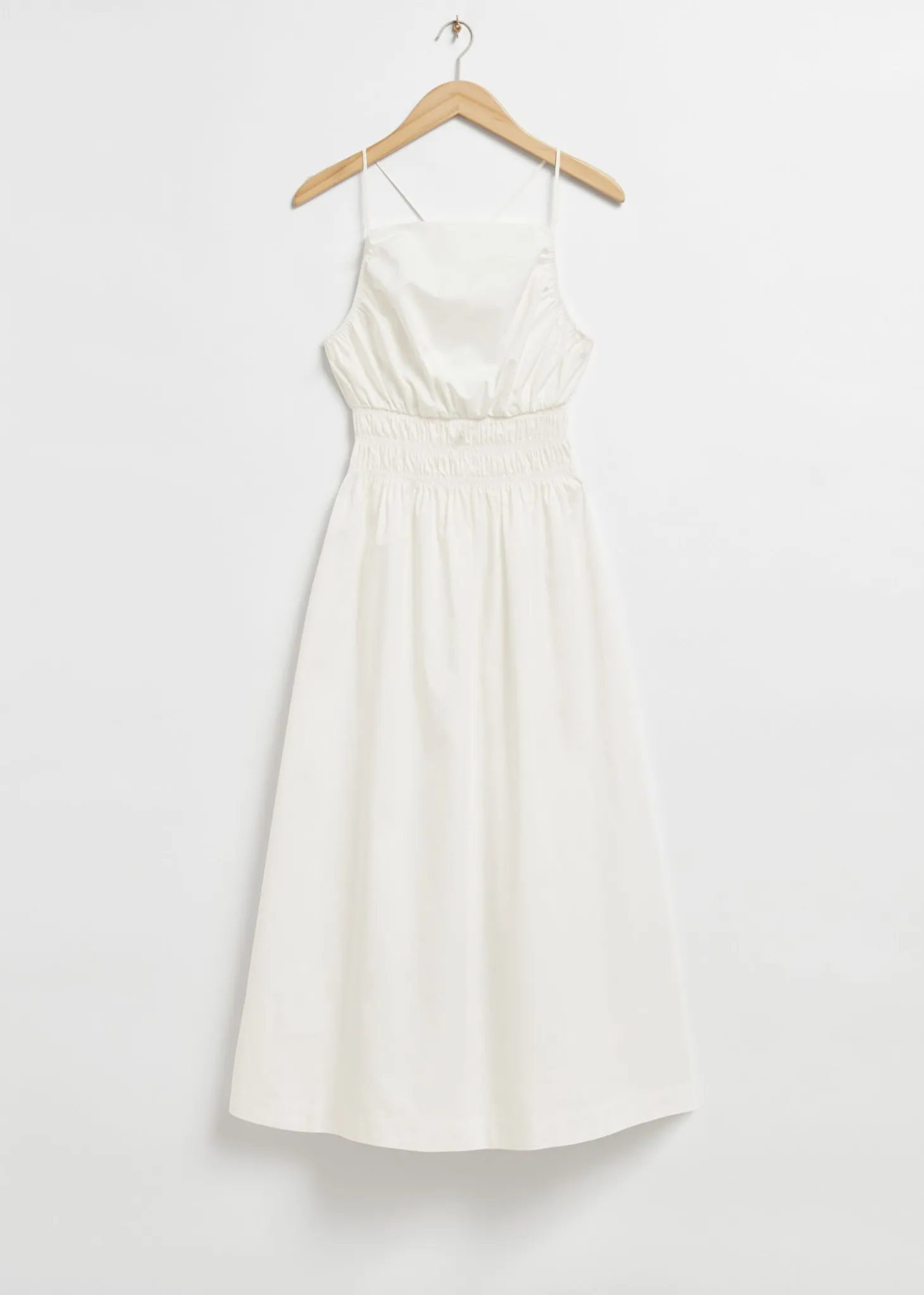Flared Babydoll Midi-Kjole
