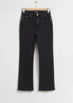 Flared Cropped Jeans
