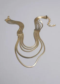 Lagdelt Snake-Chain Halskjede