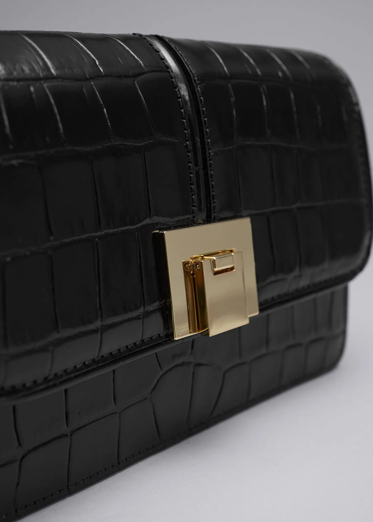 Liten Croco Skinnveske